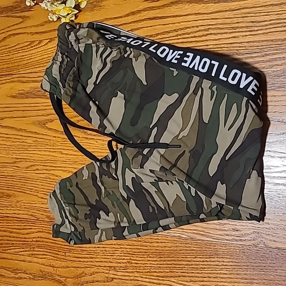 Always Super Soft Camouflage Pants - Girl's Large